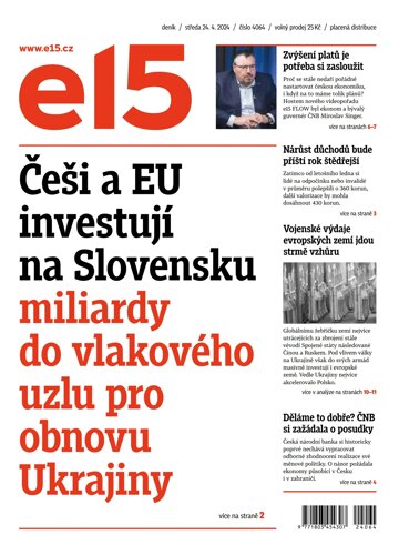 Obálka e-magazínu E15 24.4.2024