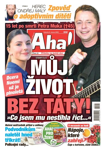 Obálka e-magazínu AHA! 8.2.2025