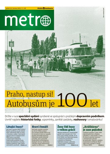 Obálka e-magazínu deník METRO 20.6.2025
