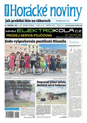 Obálka e-magazínu Horácké Noviny 30/2025