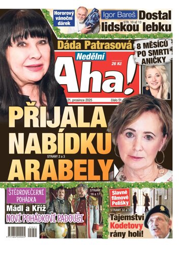 Obálka e-magazínu Nedělní AHA! 21.12.2025