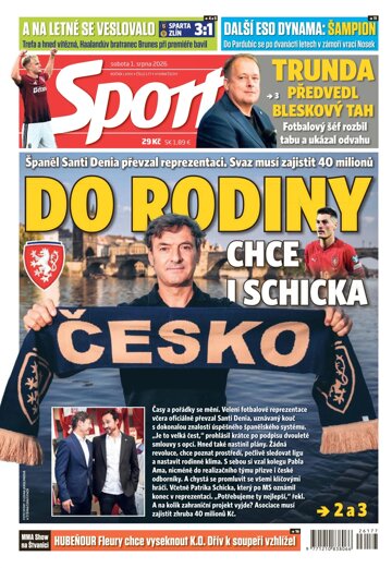 Obálka e-magazínu Sport 1.8.2026