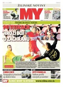 MY Žilinské noviny 31.3-6.4.2014