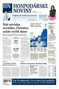 Obálka e-magazínu Hospodárske noviny 13.10.2014