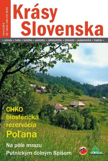 Obálka e-magazínu Krásy Slovenska 3-4/2015