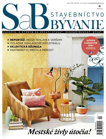 Obálka e-magazínu SaB - Stavebníctvo a bývanie - Máj/Jún