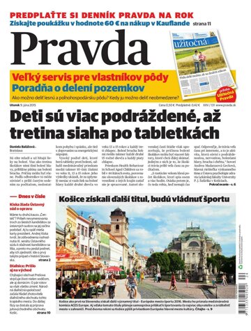 Obálka e-magazínu Pravda 9.6.2015