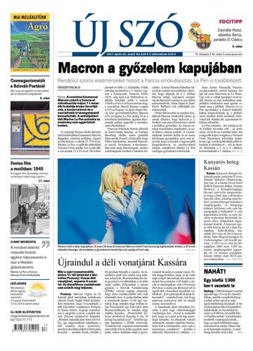Obálka e-magazínu Új Szó 25.4.2017