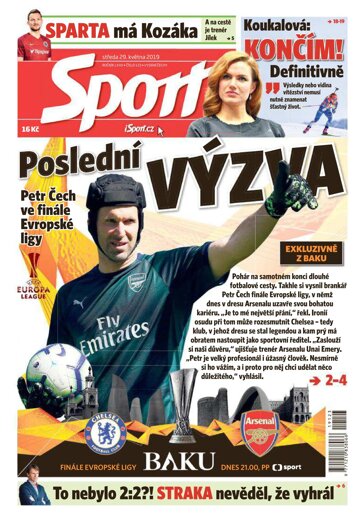 Obálka e-magazínu Sport 29.5.2019