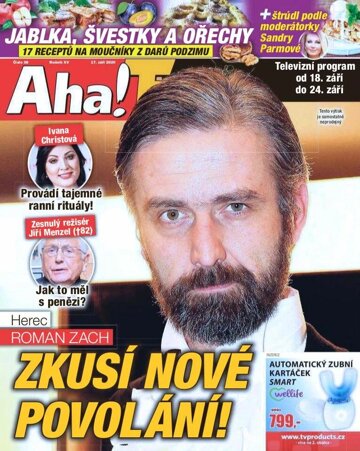 Obálka e-magazínu AHA! Tv - 17.9.2020