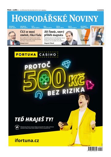Obálka e-magazínu Hospodářské noviny 098 - 20.5.2022