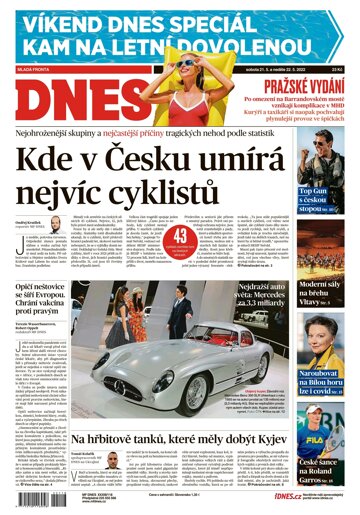 Obálka e-magazínu MF Dnes 21.5.2022