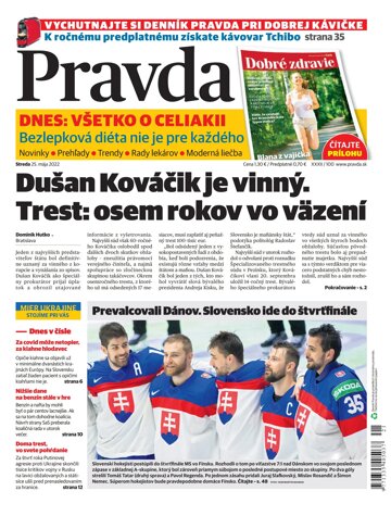 Obálka e-magazínu Pravda 25. 5. 2022