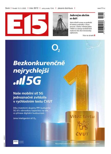 Obálka e-magazínu E15 19.9.2022