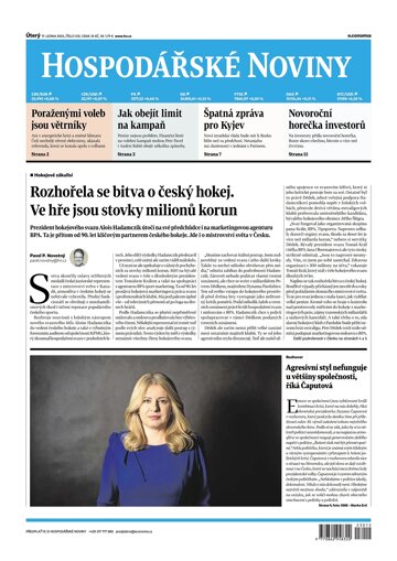 Obálka e-magazínu Hospodářské noviny 012 - 17.1.2023