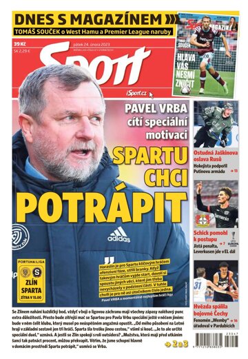 Obálka e-magazínu Sport 24.2.2023