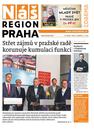 Obálka e-magazínu Náš Region - Praha 9/2023