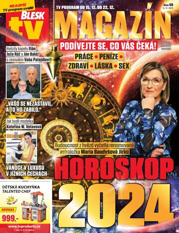 Obálka e-magazínu Blesk Tv magazín - 15.12.2023