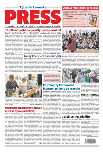 Obálka e-magazínu Lounský press 7/24