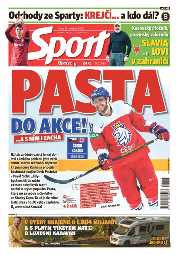 Obálka e-magazínu Sport 21.5.2024