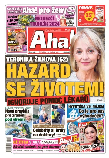 Obálka e-magazínu AHA! 19.6.2024