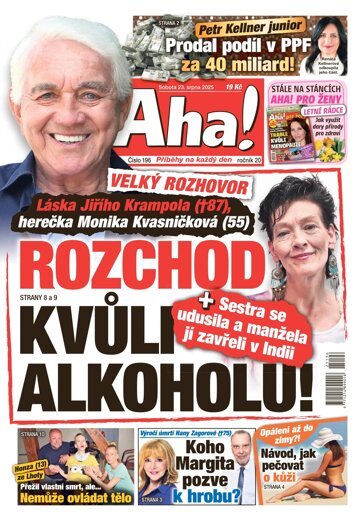 Obálka e-magazínu AHA! 23.8.2025