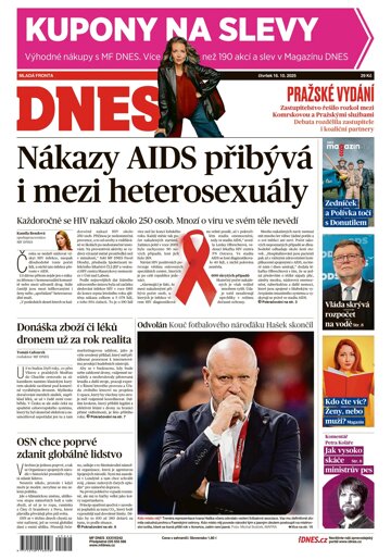 Obálka e-magazínu MF Dnes 16.10.2025