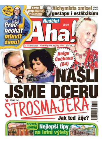 Obálka e-magazínu Nedělní AHA! 5.7.2026