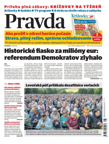 Obálka e-magazínu Pravda 6. 7. 2026