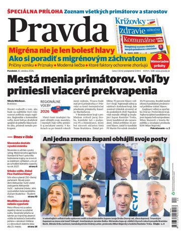Obálka e-magazínu Pravda 26. 10. 2026
