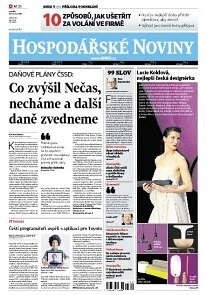 Obálka e-magazínu Hospodářské noviny 054 - 18.3.2013
