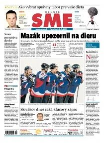 Obálka e-magazínu SME 6.5.2013