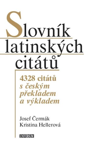 Obálka knihy Slovník latinských citátů - 2. vydání