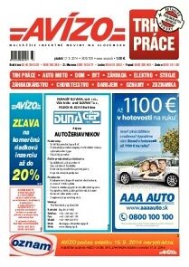 Obálka e-magazínu Avízo 109 (12.9.2014)