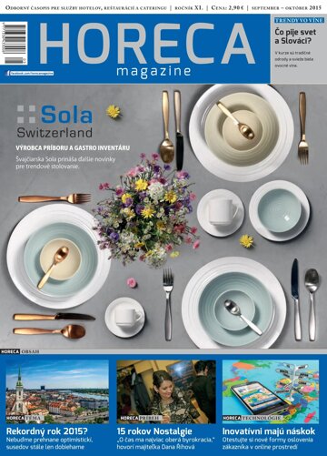 Obálka e-magazínu Horeca 9-10/2015