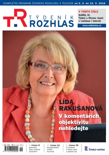Obálka e-magazínu Týdeník Rozhlas 19/2016