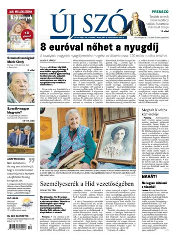 Obálka e-magazínu Új Szó 14.5.2016