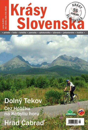 Obálka e-magazínu Krásy Slovenska 5-6/2016