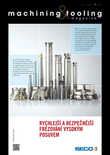 Obálka e-magazínu machining and tooling magazine 3/2016