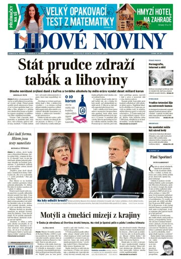 Obálka e-magazínu Lidové noviny 6.4.2019