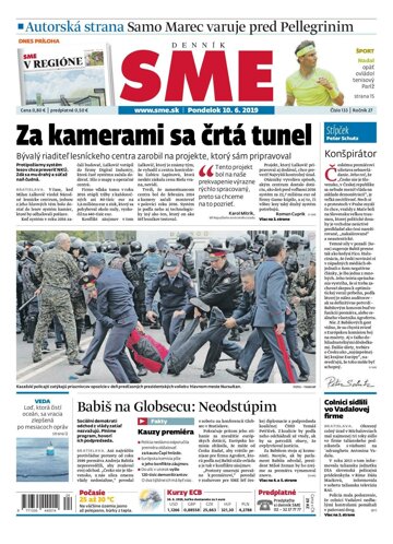 Obálka e-magazínu SME 10.6.2019