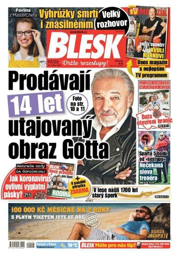 Obálka e-magazínu Blesk 29.5.2020