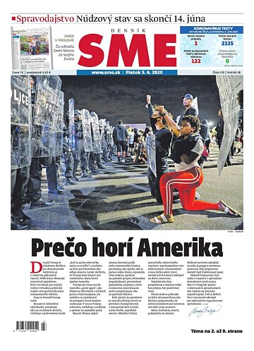 Obálka e-magazínu SME 5.6.2020