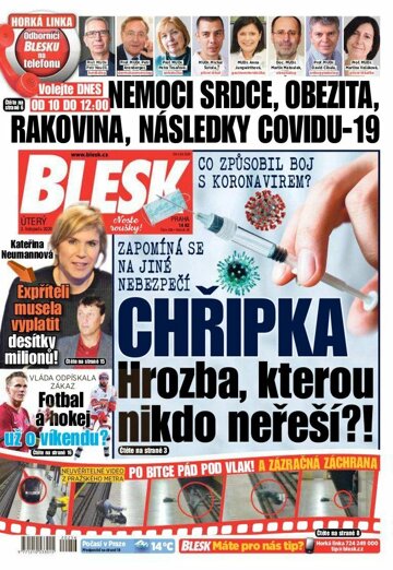 Obálka e-magazínu Blesk 3.11.2020