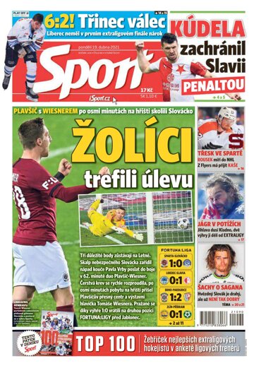 Obálka e-magazínu Sport 19.4.2021