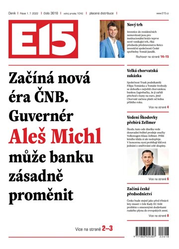 Obálka e-magazínu E15 1.7.2022