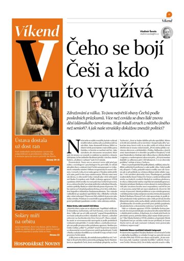Obálka e-magazínu Hospodářské noviny - příloha Víkend 010 - 13.1.2023 Víkend