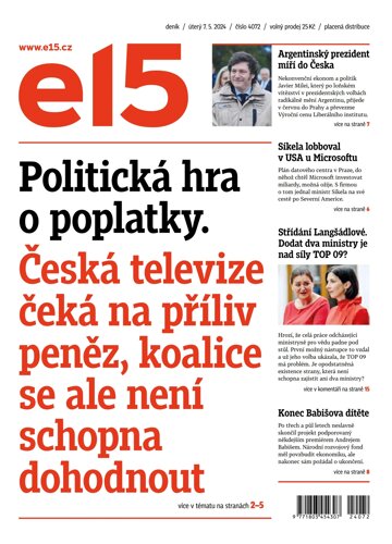 Obálka e-magazínu E15 7.5.2024