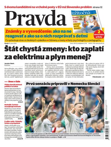 Obálka e-magazínu Pravda 19. 6. 2024