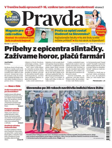 Obálka e-magazínu Pravda 10. 4. 2025